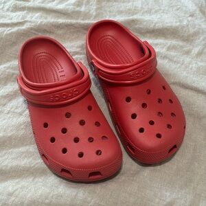 Red Crocs